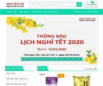 Nguyenlieuphachesi.com(Nguyên liệu pha chế trà sữa tại HCM) Screenshot
