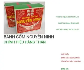 Nguyenninh.net(Bánh cốm NGUYÊN NINH) Screenshot