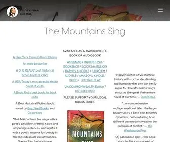 Nguyenphanquemai.com(The Mountains Sing) Screenshot