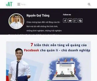 Nguyenquythang.com(Blog của Nguyễn Quý Thắng) Screenshot