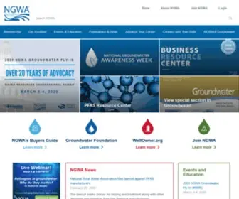 Ngwa.org(Groundwater) Screenshot