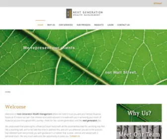 Ngwealth.com(Next Generation Wealth Management) Screenshot