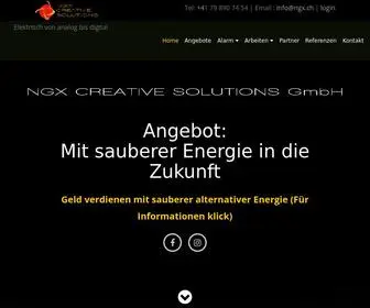 NGX.ch(NGX CREATIVE SOLUTIONS GmbH) Screenshot