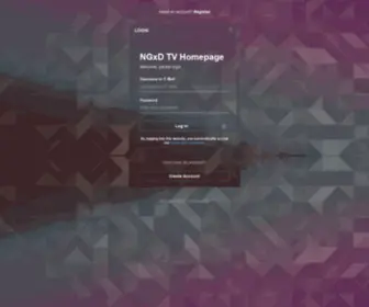 NGXD-TV.de(My Website) Screenshot