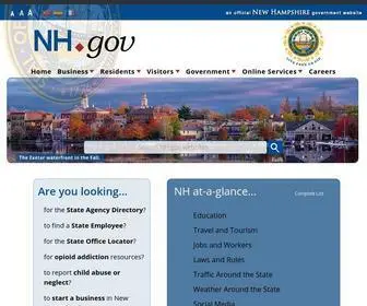 NH.gov(The Official Web Site of New Hampshire State Government) Screenshot