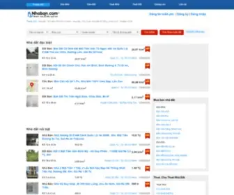 Nhaban.com(Nhà Bán Tại Thành Phố Hồ Chí Minh) Screenshot