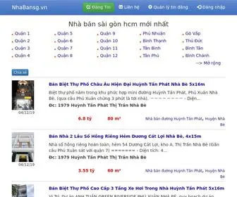 Nhabansg.vn(Nhà) Screenshot
