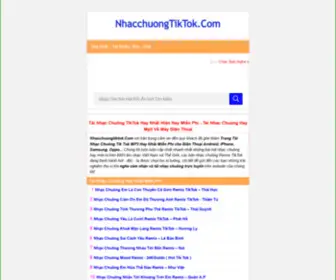 Nhacchuongtiktok.com(Nhạc Chuông TikTok Hay) Screenshot