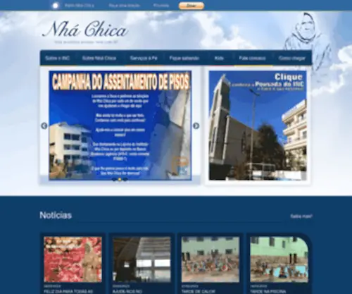 Nhachica.org.br(Nhá Chica) Screenshot