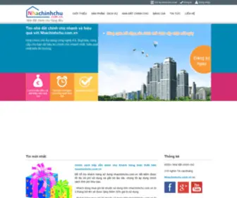 Nhachinhchu.com.vn(IIS Windows Server) Screenshot