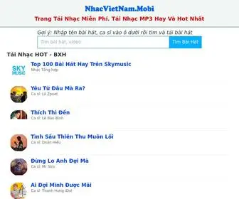 NhacVietnam.mobi(Trang) Screenshot