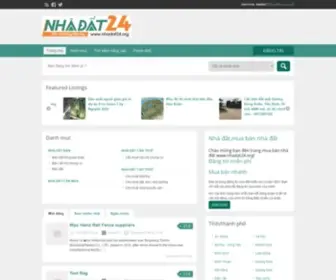 Nhadat24.org(Nhà) Screenshot