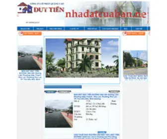 Nhadatcuaban.net(nhadatcuaban) Screenshot