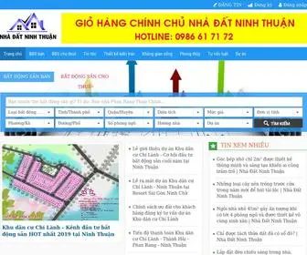 Nhadatninhthuan.vn(Nhà đất Phan Rang Ninh Thuận) Screenshot