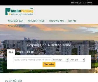 Nhadatphodong.com(Nhà Đất Phố Đông) Screenshot