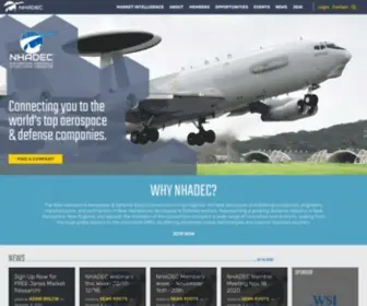 Nhadec.com(New Hampshire Aerospace & Defense Export Consortium) Screenshot