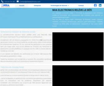 Nhaelectronics.com(NHA Electronics) Screenshot