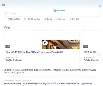 Nhaf.com.vn(Bất Động Sản Nhà F) Screenshot