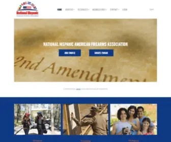 Nhafa.org(National Hispanic American Firearms Association) Screenshot