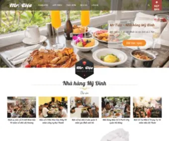 Nhahangmydinh.com(Dịch vụ nấu cỗ tại nhà) Screenshot