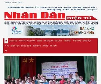 Nhandan.org.vn(Báo) Screenshot