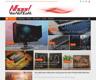 Nhanhvunvut.com(Trang tin tức cho cộng đồng Gamer Việt Nam) Screenshot