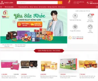 Nhansamthaolinh.com(Nhân Sâm Thảo Linh Since 2012) Screenshot