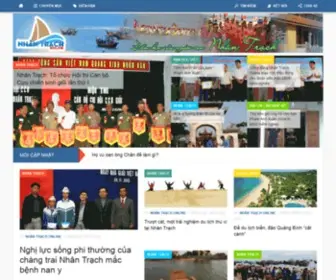 Nhantrach.com(Cổng thông tin điện tử xã Nhân Trạch) Screenshot