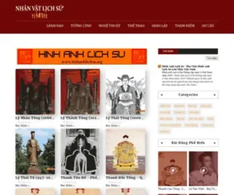Nhanvatlichsu.org(Nhân) Screenshot