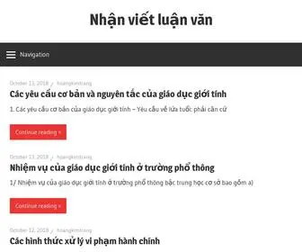Nhanvietluanvan.com(Nhanvietluanvan) Screenshot