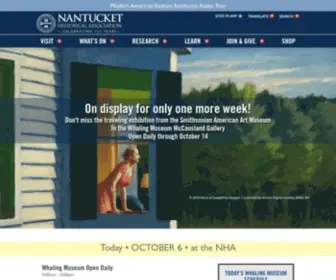 Nha.org(Nantucket Historical Association) Screenshot