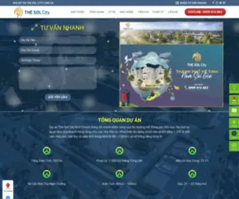 Nhaphothesolcity.com(The Sol City Thành Phố Vệ Tinh Nam Sài Gòn) Screenshot