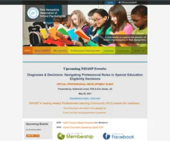 Nhaspweb.org(New Hampshire Association of School Psychologists) Screenshot