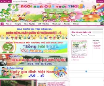 Nhathieunhidongnai.vn(CHÀO MỪNG ĐẾN VỚI WEBSITE NHÀ THIẾU NHI ĐỒNG NAI) Screenshot