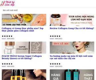 Nhatkylamdep.com(Beauty & more) Screenshot