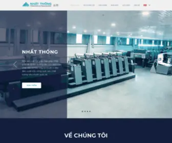 Nhatthong.com(Nhất Thống Printing &amp; Packaging) Screenshot