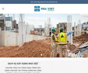 Nhavietnew.com(Nha Viet Construction) Screenshot