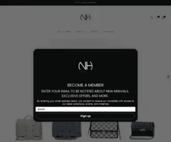 Nhbags.com(NOAM HAZZAN HANDMADE BAGS) Screenshot