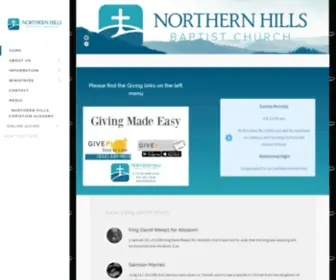 NHBcweb.org(Baptist Church) Screenshot