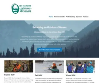 Nhbow.com(Becoming an Outdoors Woman in New Hampshire) Screenshot