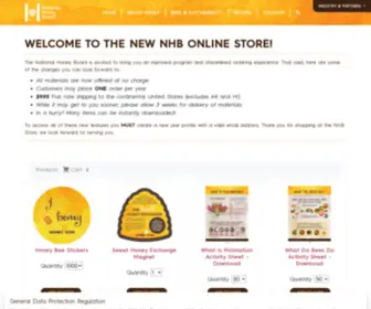 NHBstore.com(National Honey Board) Screenshot