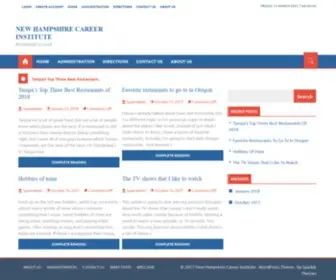 Nhcareerinstitute.org(Knowledge is Good) Screenshot