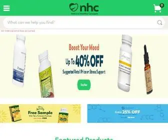 NHC.com(Natural Healthy Concepts) Screenshot