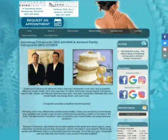 NHchiropractors.com(NH Chiropractors) Screenshot