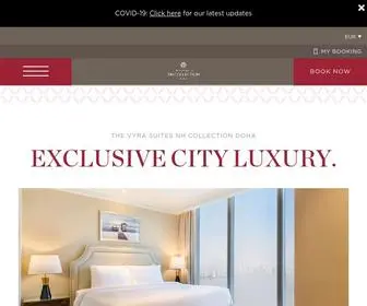 Nhcollection-Dohavyra.com(The Vyra Suites NH Collection Doha) Screenshot