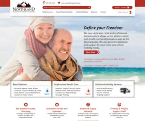 NHCP.com(Northland Healthcare Products Ltd) Screenshot