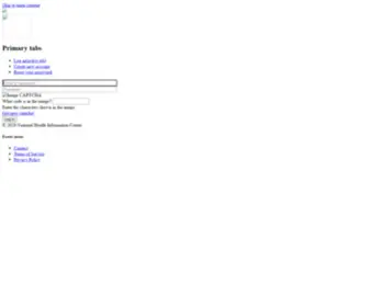 NHCR.sa(Log in) Screenshot