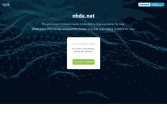 Nhda.net(Contact with domain owner) Screenshot