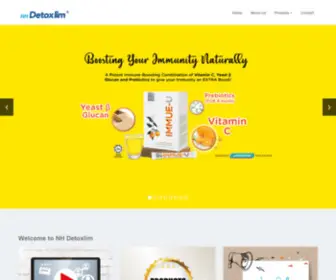 Nhdetoxlim.com(Bootstrap 3) Screenshot