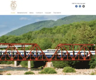 Nhdinnertrain.com(Cafe Lafayette Dinner Train) Screenshot